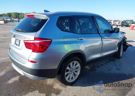 2013 BMW X3 xDrive28I из США, поврежденный, VIN 5UXWX9C5XD0A20054
